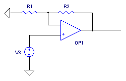 Non-inverting Operational Amplifier Stage